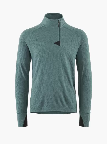 Frost Green Herren Fleeces & Sweater Klättermusen Huge Men's Norna® Middle Layer