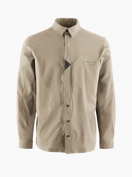 Klättermusen Garm Men's Levitend® Long Sleeve Shirt Tops Und Hemden Herren Silver Green