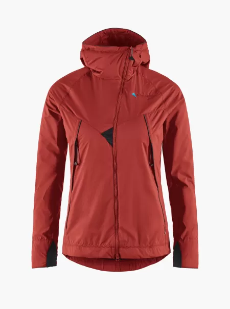 Damen Daunen- Und Isolationsjacken Rose Red Vale Women's Levitend® Hooded Jacket Klättermusen