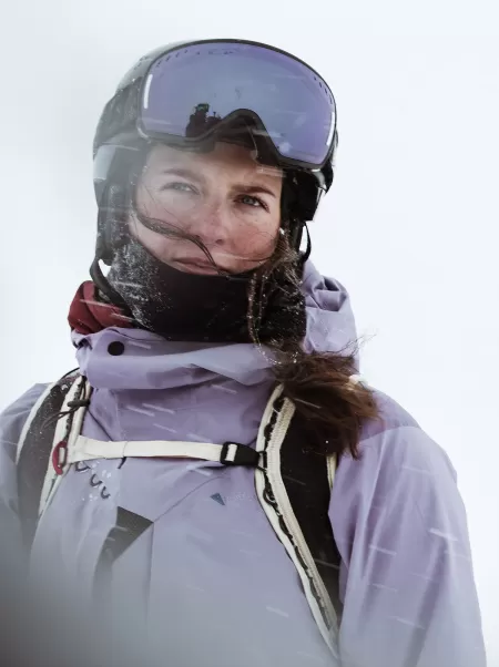 Skirner Women's Cutan® Jacket Wasserdichte Jacken Klättermusen Damen Dusk