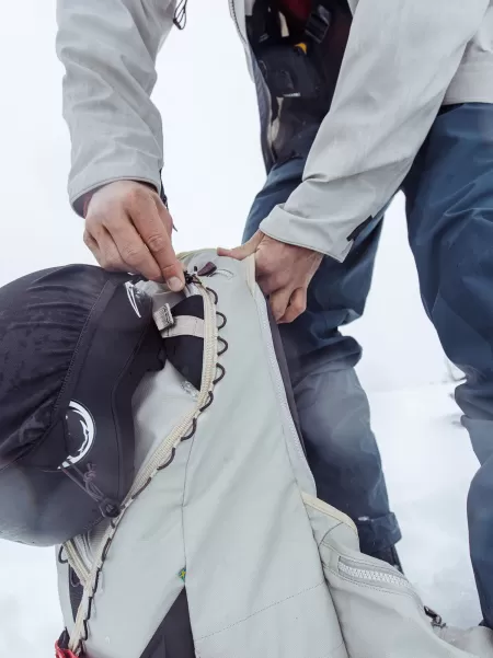 Dove Grey Klättermusen Eintages-Rucksäcke (18-32L) Jökull Ski Touring Backpack 18L Rucksäcke Und Taschen