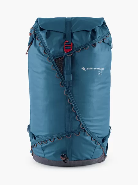 Eintages-Rucksäcke (18-32L) Monkshood Blue Rucksäcke Und Taschen Klättermusen Ull Alpine Lightweight Backpack 30L