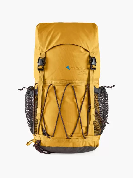 Rucksäcke Und Taschen Eintages-Rucksäcke (18-32L) Delling 25L Compact Hiking Backpack Amber Gold Klättermusen