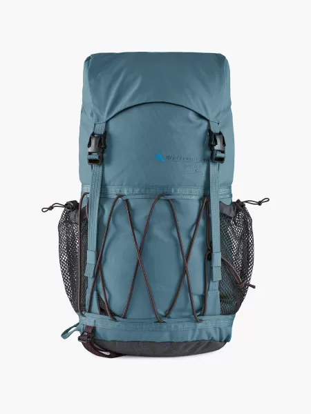Klättermusen Thistle Blue Eintages-Rucksäcke (18-32L) Delling 30L Compact Hiking Backpack Rucksäcke Und Taschen