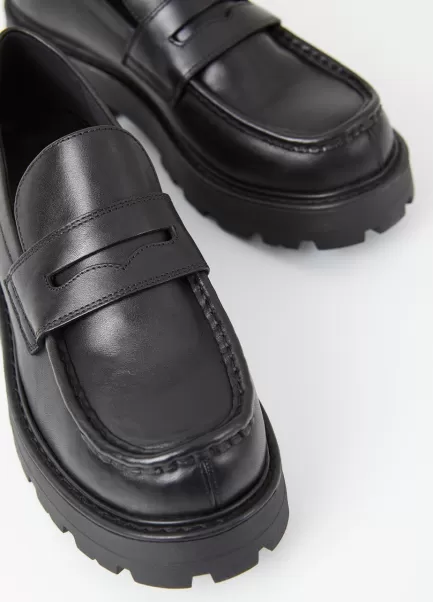 Empfehlen Damen Schwarzes Leder Loafer Cosmo 2.0 Loafer Vagabond