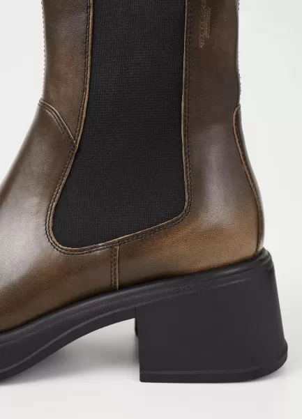 Dorah Stiefel Stiefel Damen Neues Produkt Braun Gebürstet Leder Vagabond