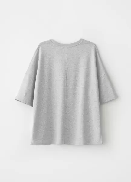 Damen T-Shirts Vagabond Teuer Boxy T-Shirt Grau Textilie