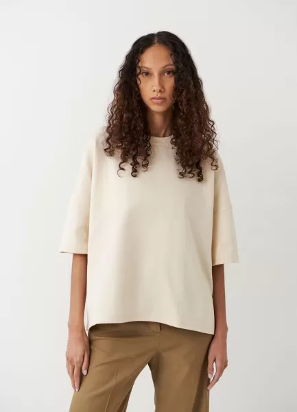 Modernität Offwhite Textilie Vagabond Boxy T-Shirt T-Shirts Damen